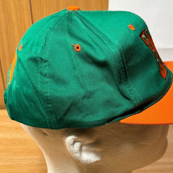 Vintage University of Miami Hurricanes Florida Canes Snapback Hat Cap‎ - Picture 5 of 7